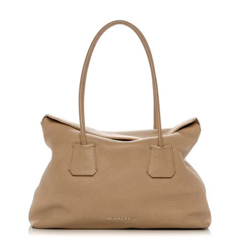 BURBERRY Grainy Calfskin Medium Baynard Tote Light Nude 